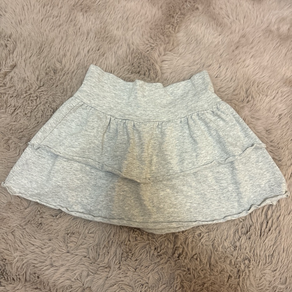 H&M Light Gray Mini Skirt